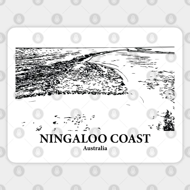 Ningaloo Coast - Australia Sticker by Lakeric